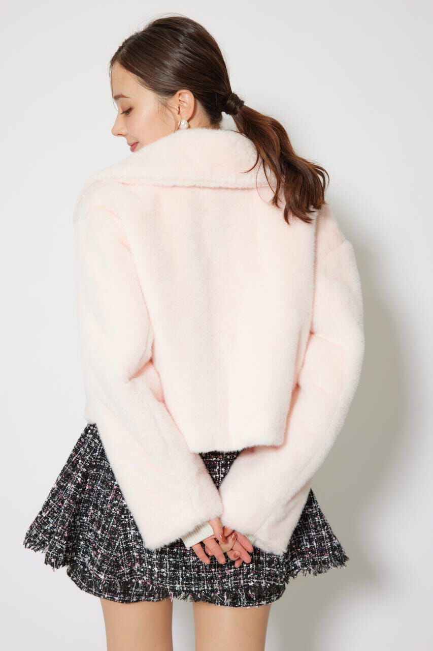 rienda「ショート丈ファージャケット」|その他|