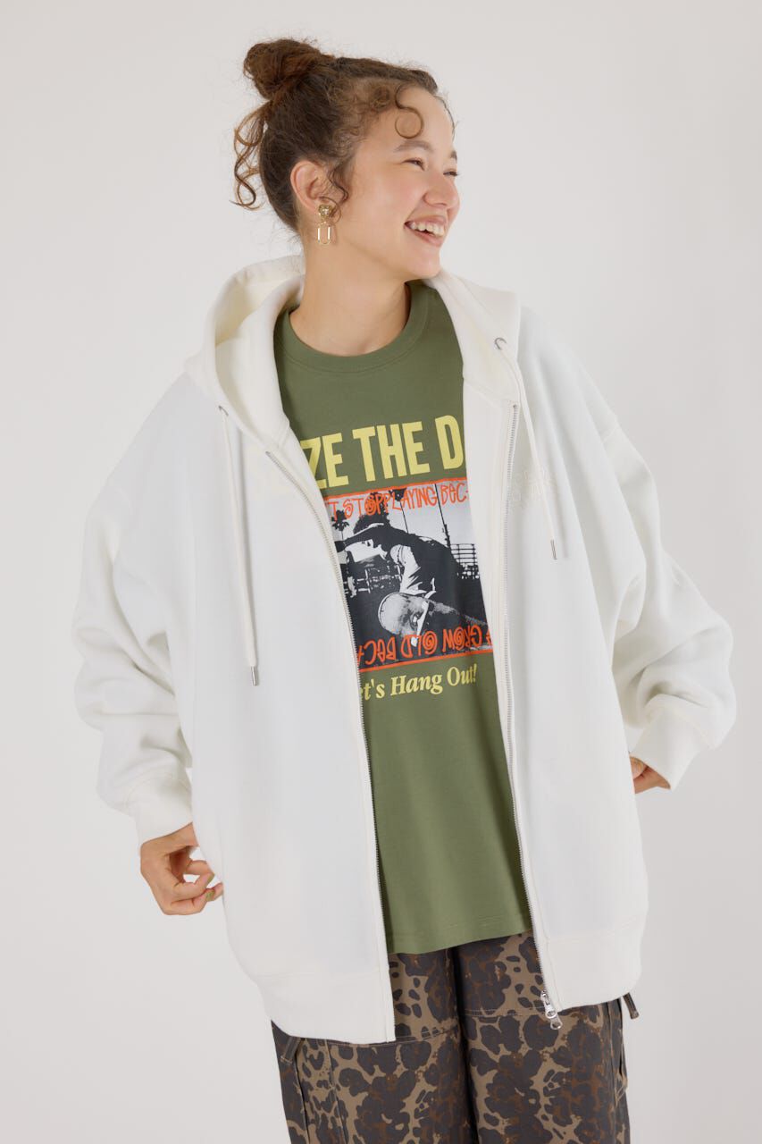 RODEO CROWNS「エンボスBIG ZIPパーカー」|パーカー|