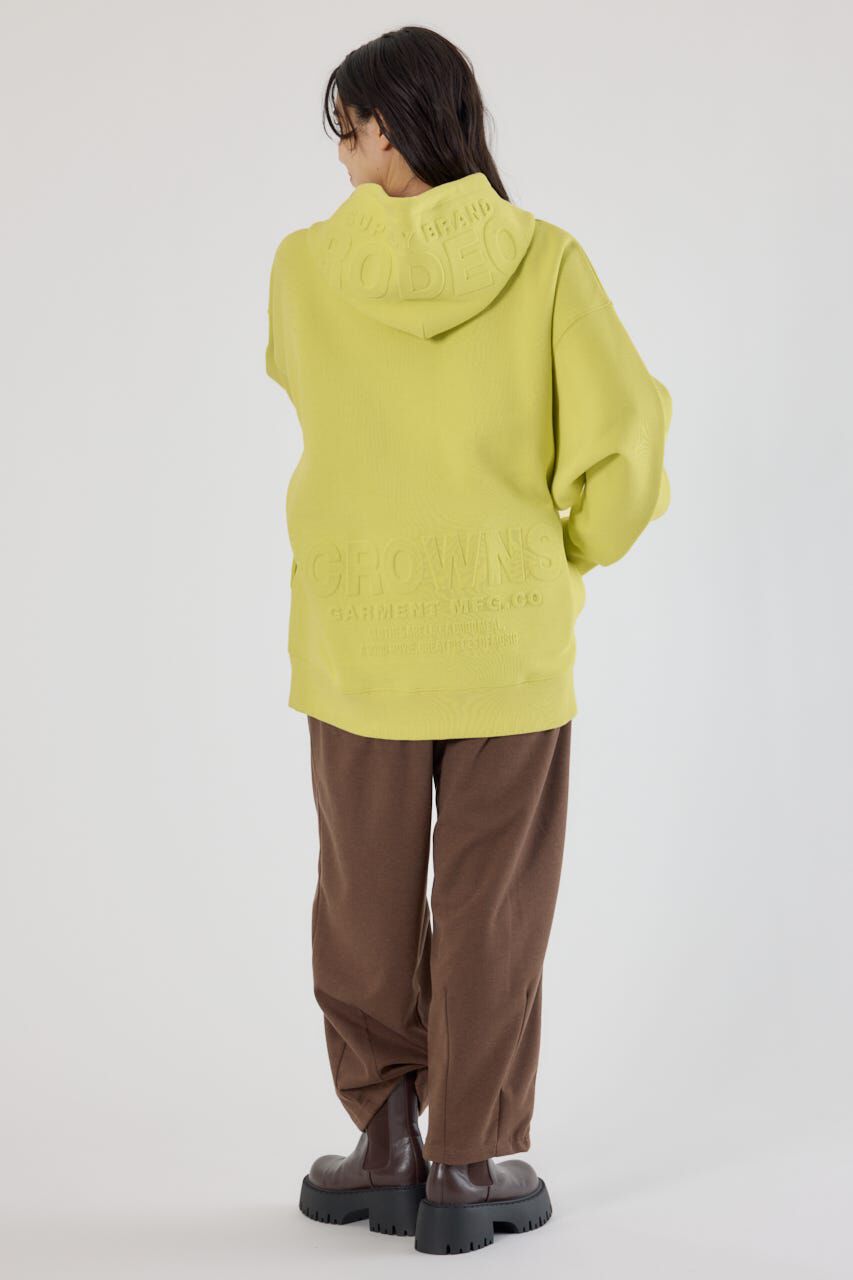 RODEO CROWNS「エンボスBIG ZIPパーカー」|パーカー|