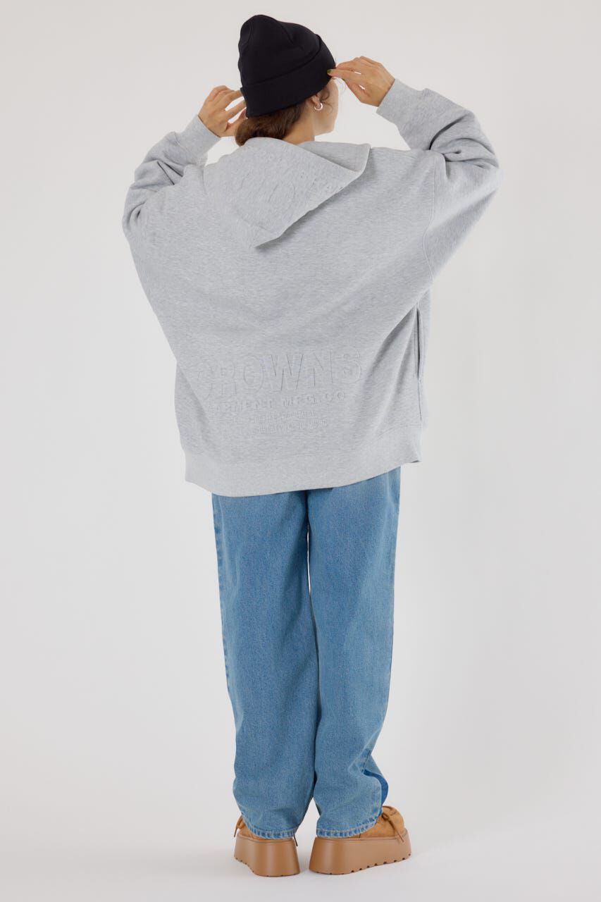 RODEO CROWNS「エンボスBIG ZIPパーカー」|パーカー|