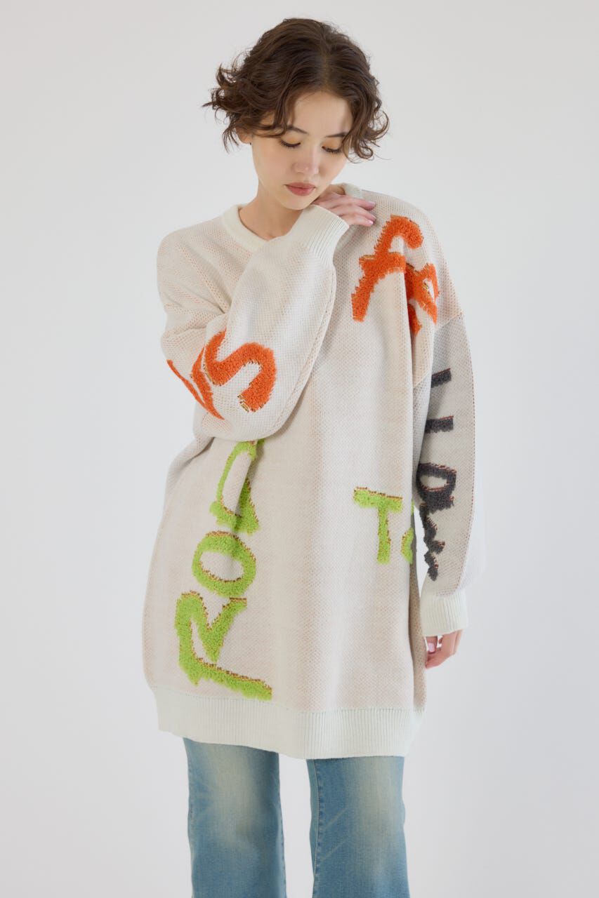 RODEO CROWNS「レタリングロゴニットワンピース」|ワンピース|