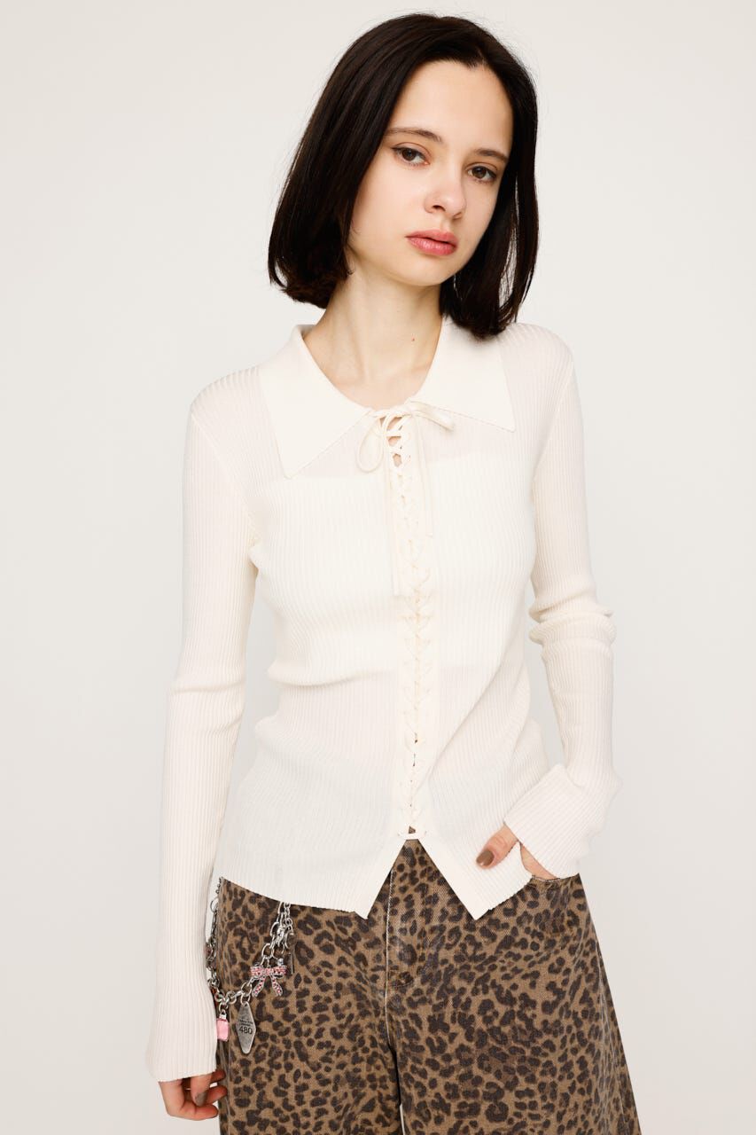 SLY「LACE UP H／G トップス」|ニット・セーター|