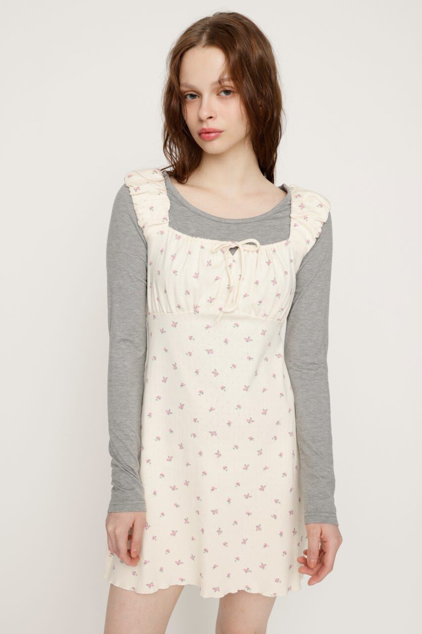 SLY「GATHER FLARE ショートワンピース」|ワンピース|IVOY3