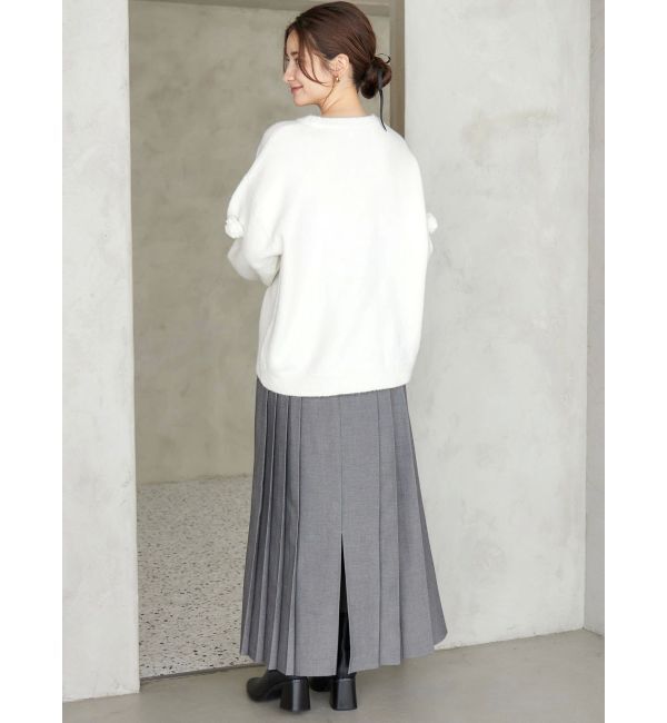 CALNAMUR「バラモチーフニット」|ニット・セーター|