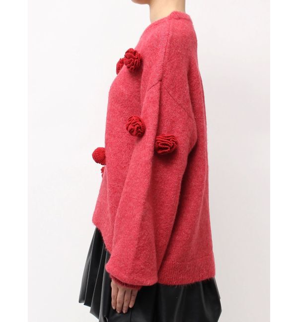 CALNAMUR「バラモチーフニット」|ニット・セーター|