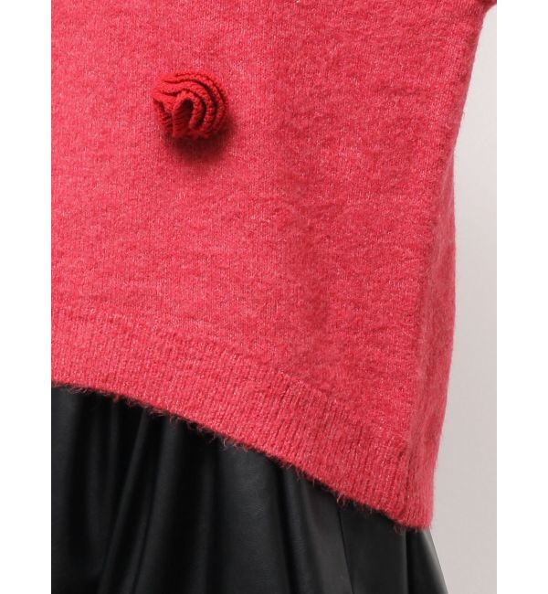 CALNAMUR「バラモチーフニット」|ニット・セーター|