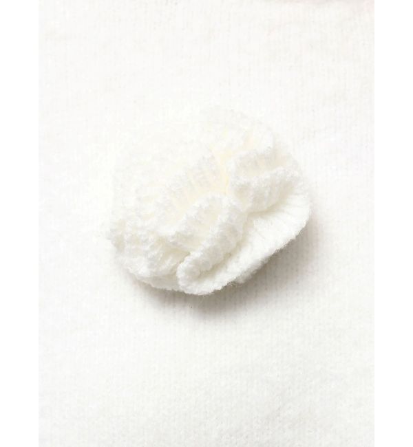 CALNAMUR「バラモチーフニット」|ニット・セーター|