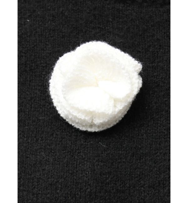 CALNAMUR「バラモチーフニット」|ニット・セーター|