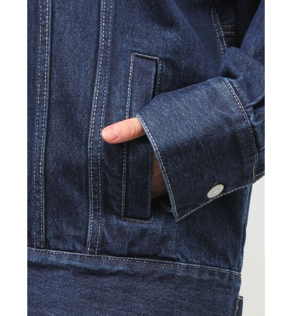 ELENDEEK「BACK FORM LOOSE DENIM JK」|デニムジャケット|