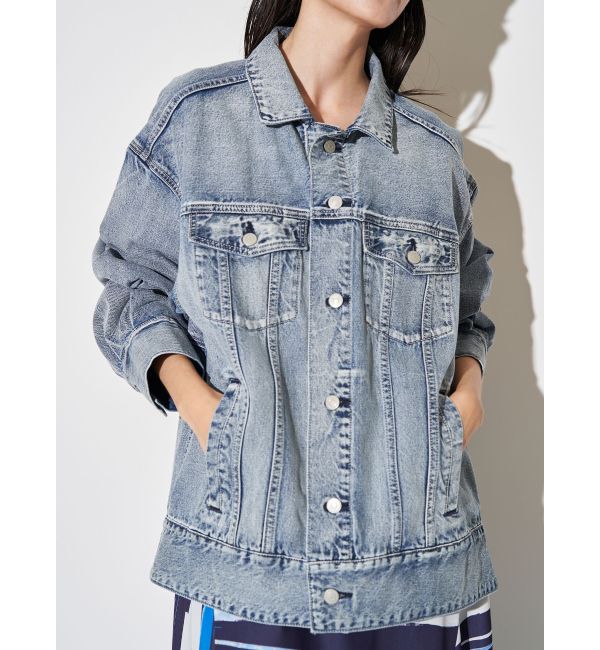 ELENDEEK「BACK FORM LOOSE DENIM JK」|デニムジャケット|