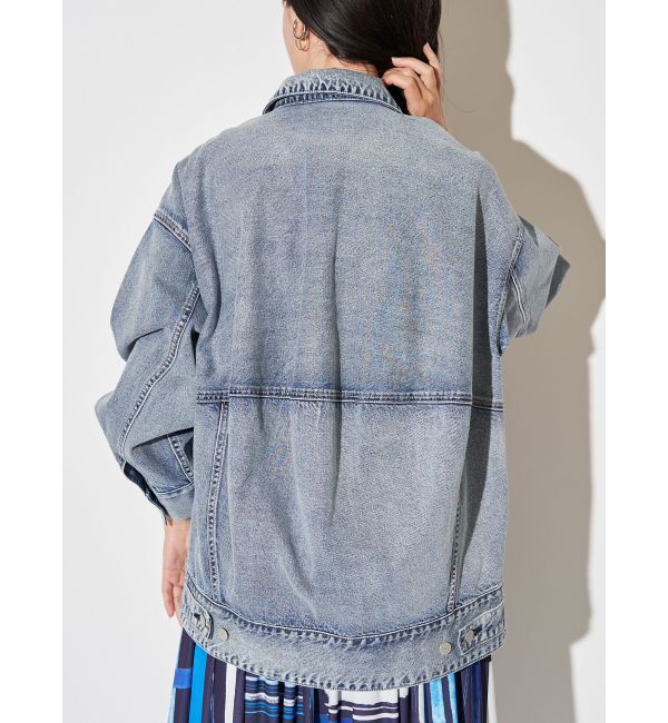 ELENDEEK「BACK FORM LOOSE DENIM JK」|デニムジャケット|