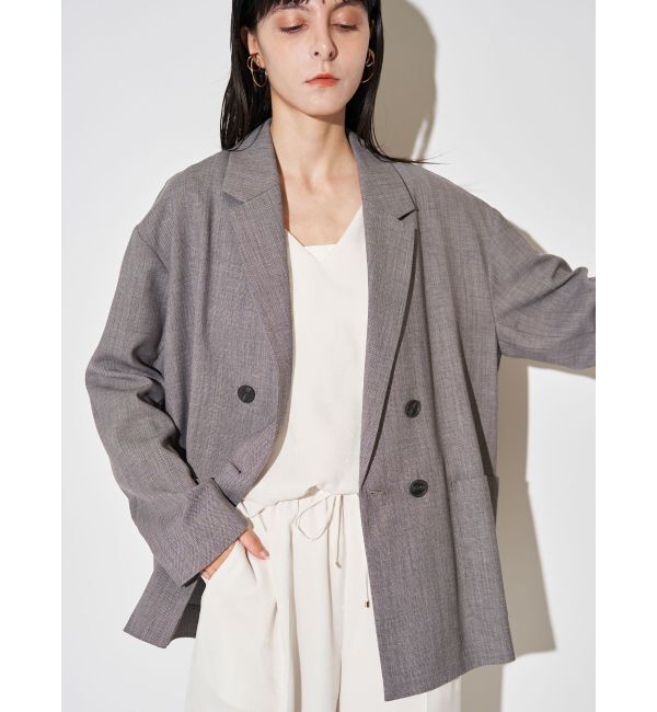 ELENDEEK「BACK CROSS TAILORED JK」|テーラードジャケット|