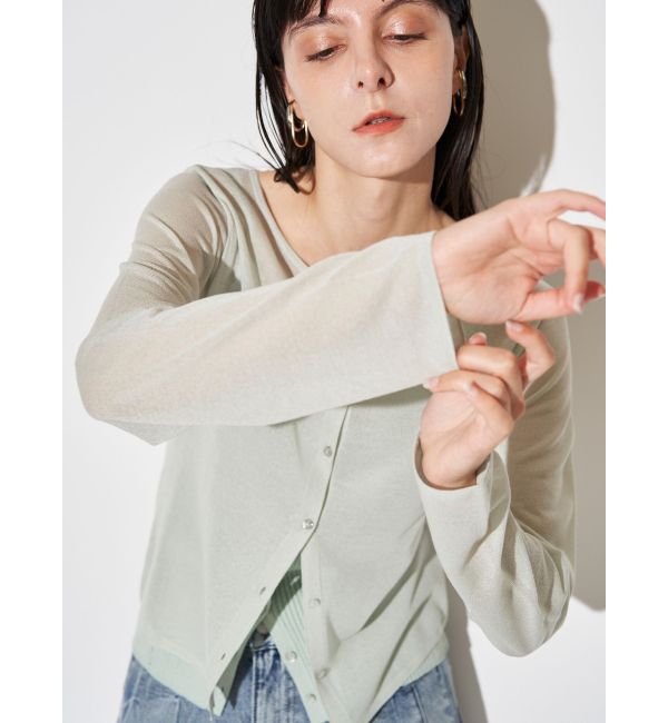 ELENDEEK「MULTI CAMI SET KT」|カーディガン|