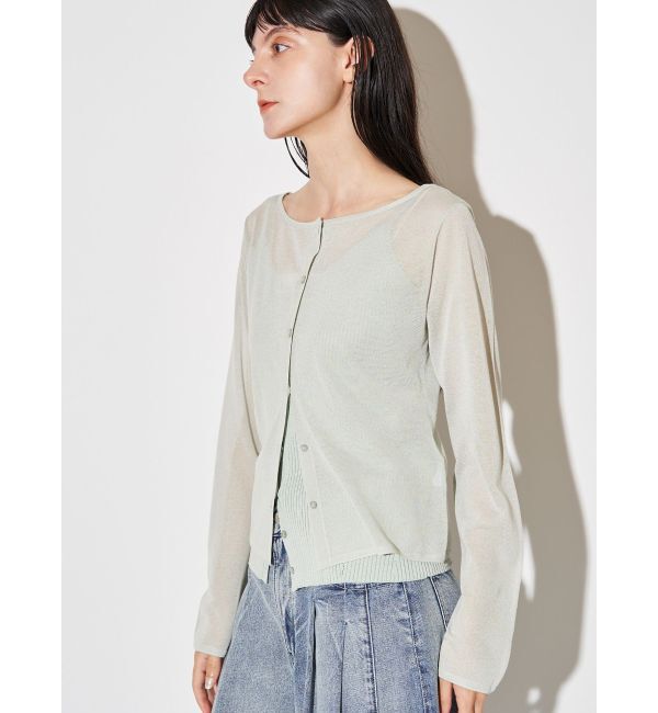 ELENDEEK「MULTI CAMI SET KT」|カーディガン|
