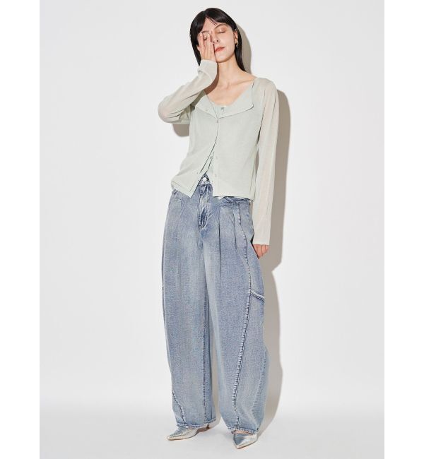 ELENDEEK「MULTI CAMI SET KT」|カーディガン|