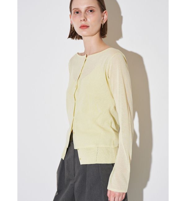 ELENDEEK「MULTI CAMI SET KT」|カーディガン|イエロー