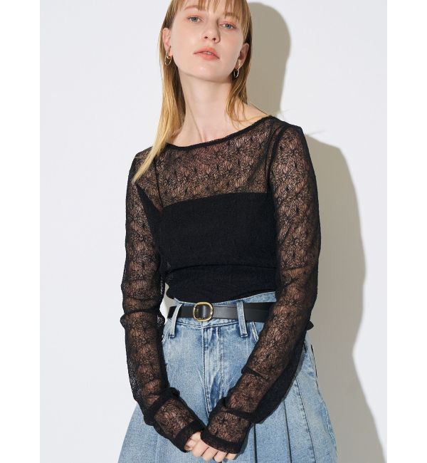 ELENDEEK「EMBROIDERY SKIN CS」|Tシャツ・カットソー|ブラック