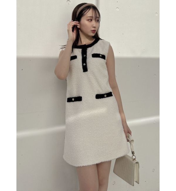 dazzlin「ボックスミニワンピース」|ワンピース|