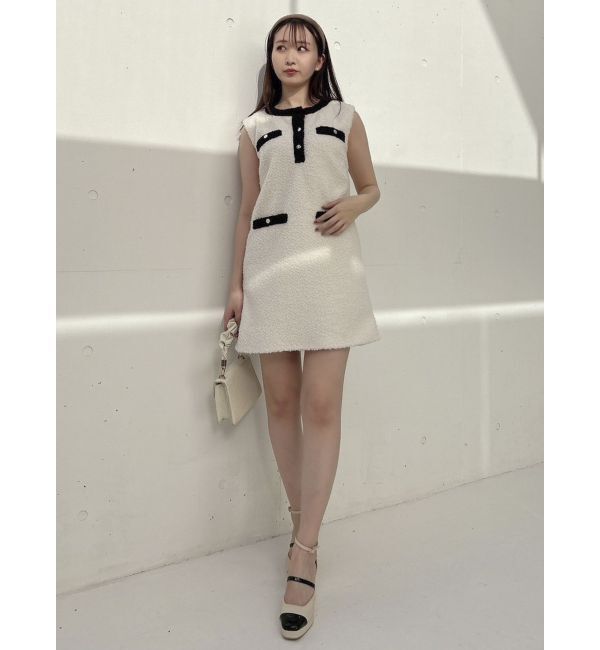 dazzlin「ボックスミニワンピース」|ワンピース|