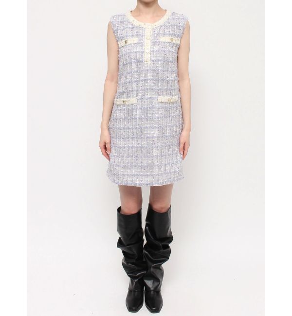 dazzlin「ボックスミニワンピース」|ワンピース|