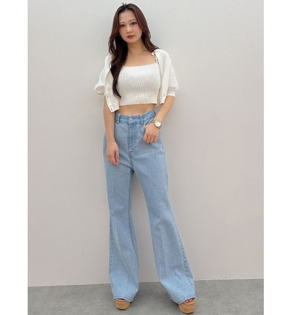 MERCURYDUO「クロップドニットアンサンブル」|カーディガン|