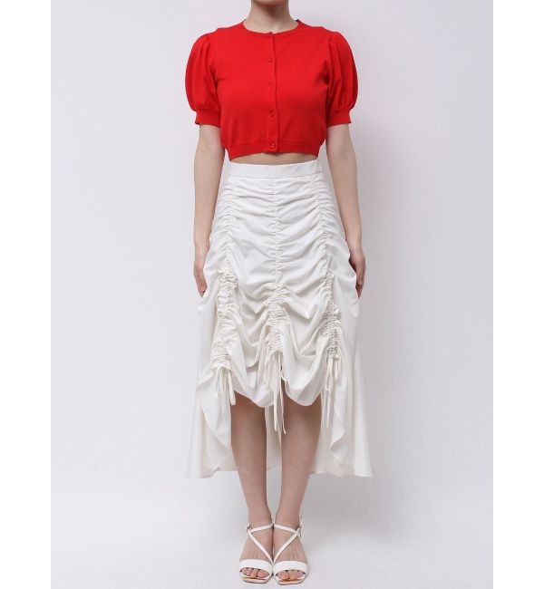 MERCURYDUO「クロップドニットアンサンブル」|カーディガン|