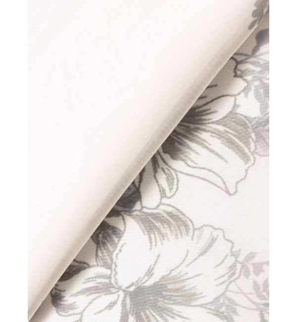 MERCURYDUO「ブーケ花柄ニットドッキングワンピース」|ワンピース|