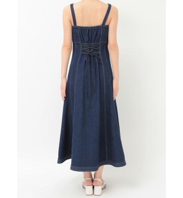 MERCURYDUO「異素材スリーブリブマーメイドワンピース」|ワンピース|