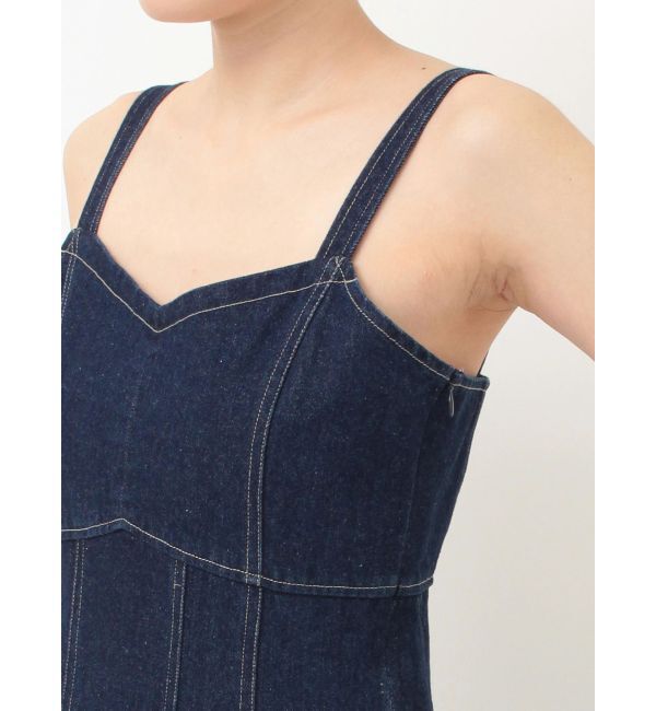 MERCURYDUO「異素材スリーブリブマーメイドワンピース」|ワンピース|