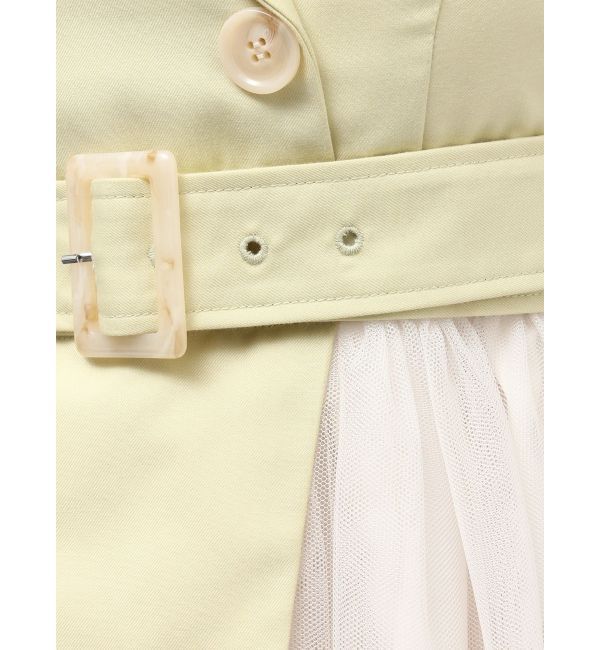 MERCURYDUO「ジャケットドッキングワンピース」|ワンピース|