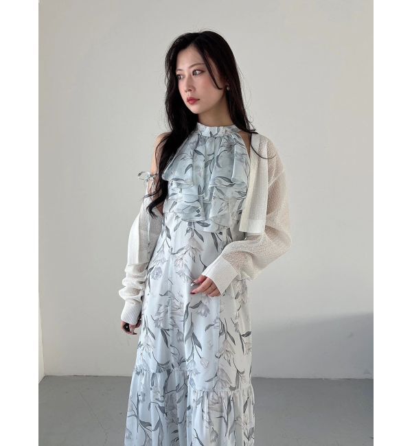 MERCURYDUO「花柄アメスリラッフルワンピース」|ワンピース|