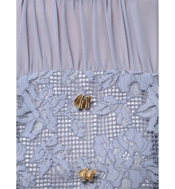 MERCURYDUO「レースベアドッキングワンピース」|ワンピース|