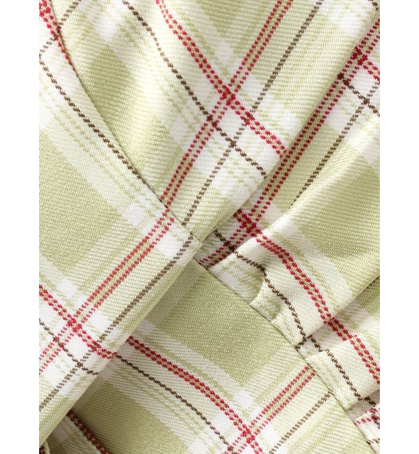 MERCURYDUO「2WAYチェックオフショルベアブラウス」|シャツ・ブラウス|