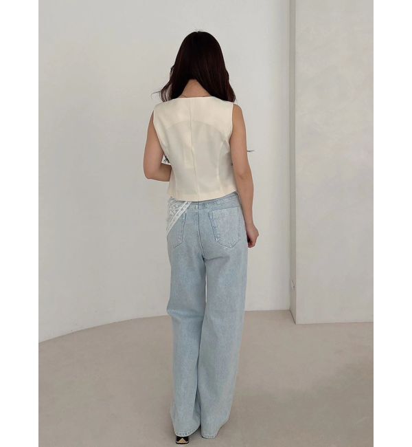 MERCURYDUO「ストレートデニムパンツ」|デニム|