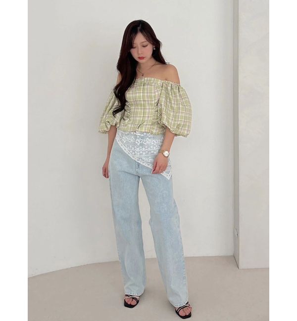 MERCURYDUO「ストレートデニムパンツ」|デニム|