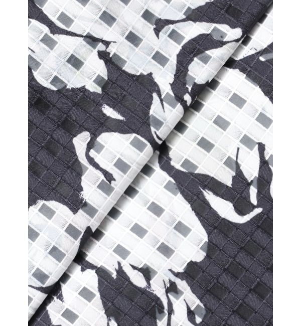 MERCURYDUO「アートフラワーバックレースアップフレアスカート」|スカート|