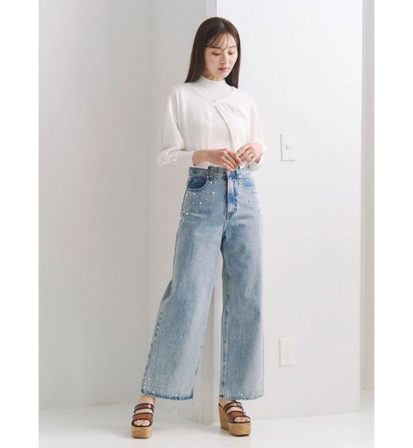 MERCURYDUO「クリアベルトウェッジサンダル」|サンダル|