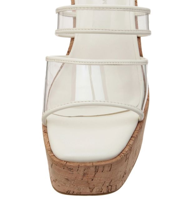 MERCURYDUO「クリアベルトウェッジサンダル」|サンダル|