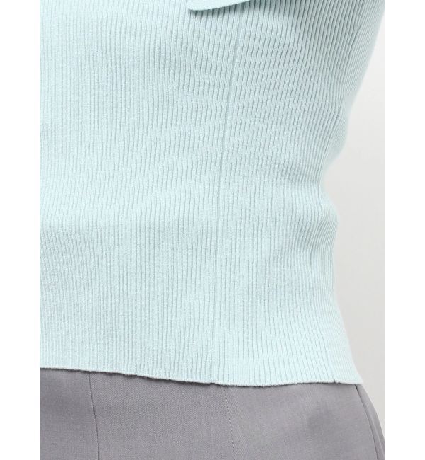 MERCURYDUO「ダブルラッフルコンパクトニット」|ニット・セーター|