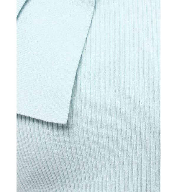 MERCURYDUO「ダブルラッフルコンパクトニット」|ニット・セーター|