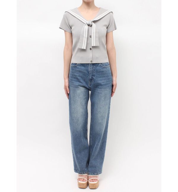 MERCURYDUO「セーラーカラーニット」|ニット・セーター|