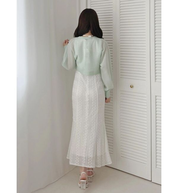 MERCURYDUO「シアーボレロカーディガン」|カーディガン|