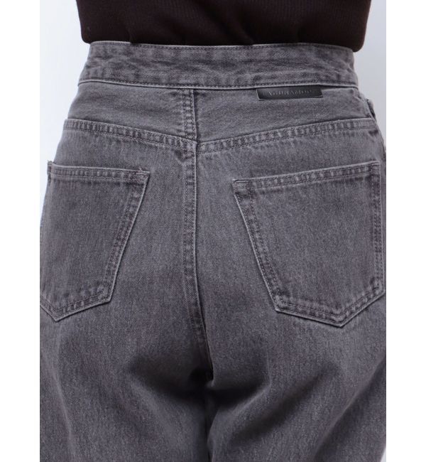 LAGUNAMOON「ウエストアシンメトリーデニムパンツ」|デニム|