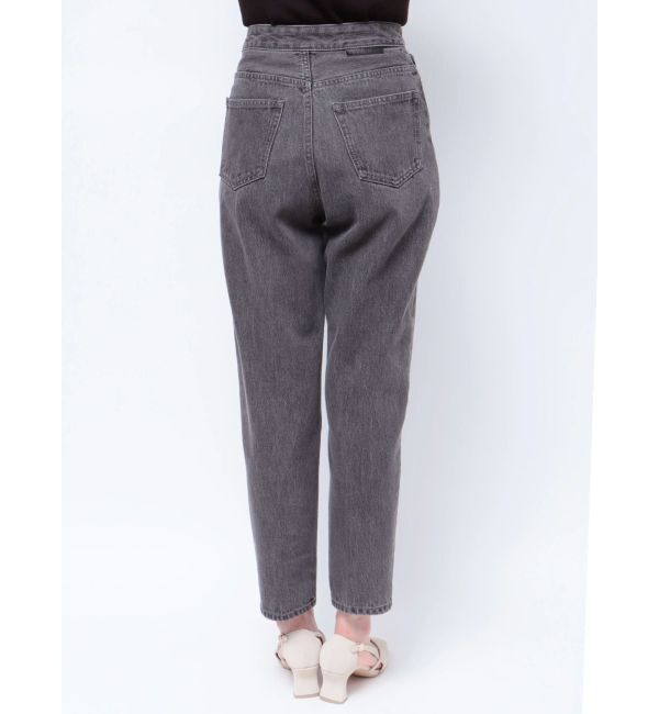 LAGUNAMOON「ウエストアシンメトリーデニムパンツ」|デニム|