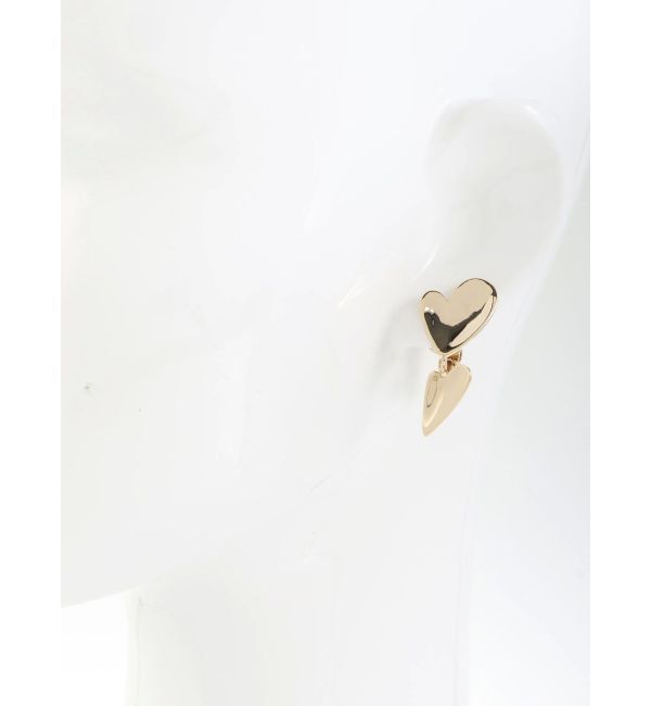 LAGUNAMOON「ミックスハートイヤリング」|イヤリング|