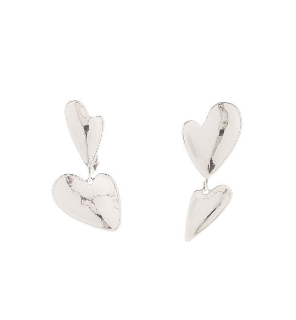 LAGUNAMOON「ミックスハートイヤリング」|イヤリング|