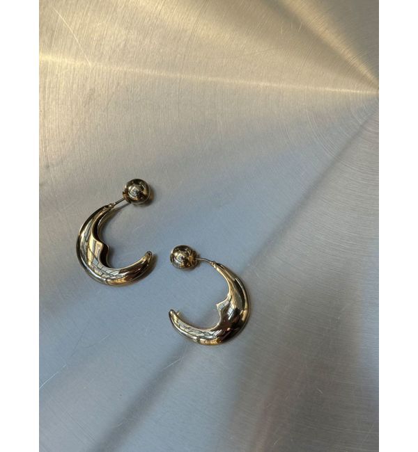 LAGUNAMOON「カーヴィラウンドピアス」|ピアス|