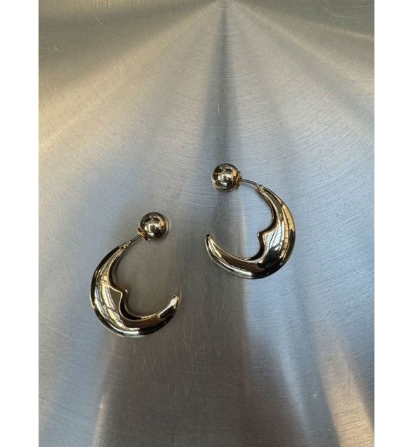 LAGUNAMOON「カーヴィラウンドピアス」|ピアス|