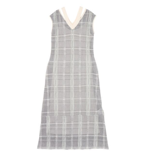LAGUNAMOON「シアーチェックニットワンピース」|ワンピース|