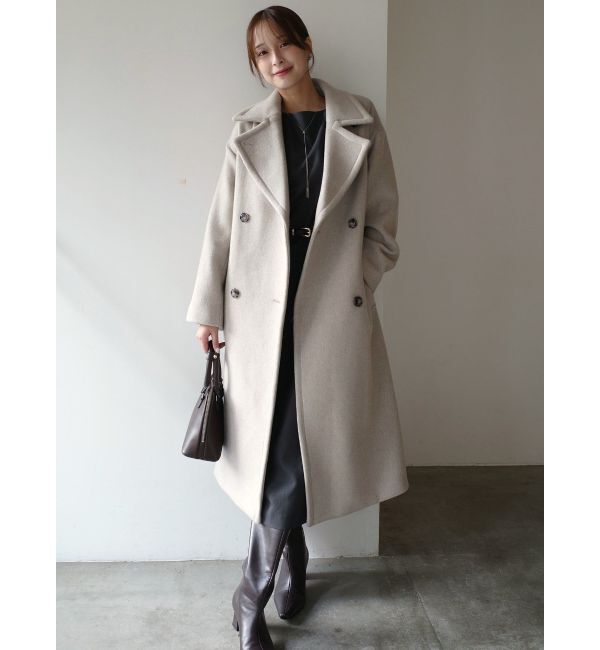 LAGUNAMOON「【REVIVAL】2WAYカラーロングコート」|ステンカラーコート|